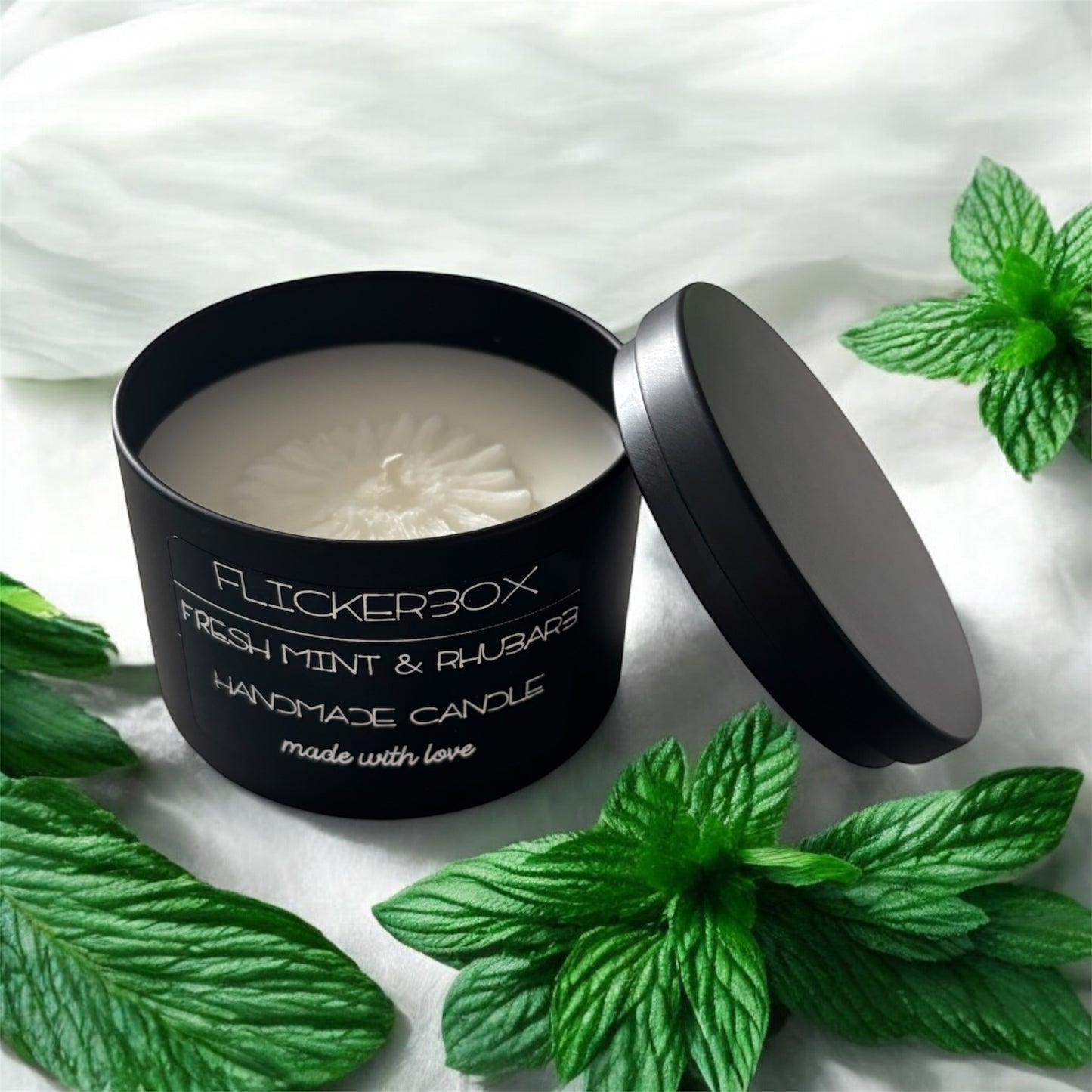 Fresh Mint & Rhubarb